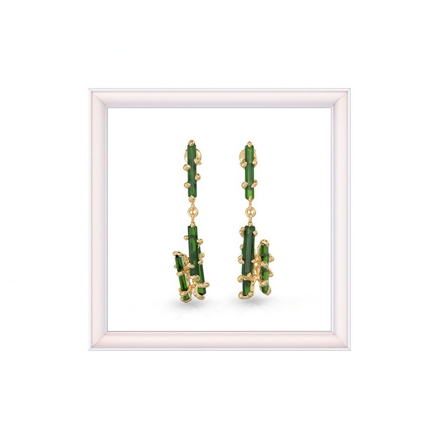 Green Crystal Storm Drops — photo 01