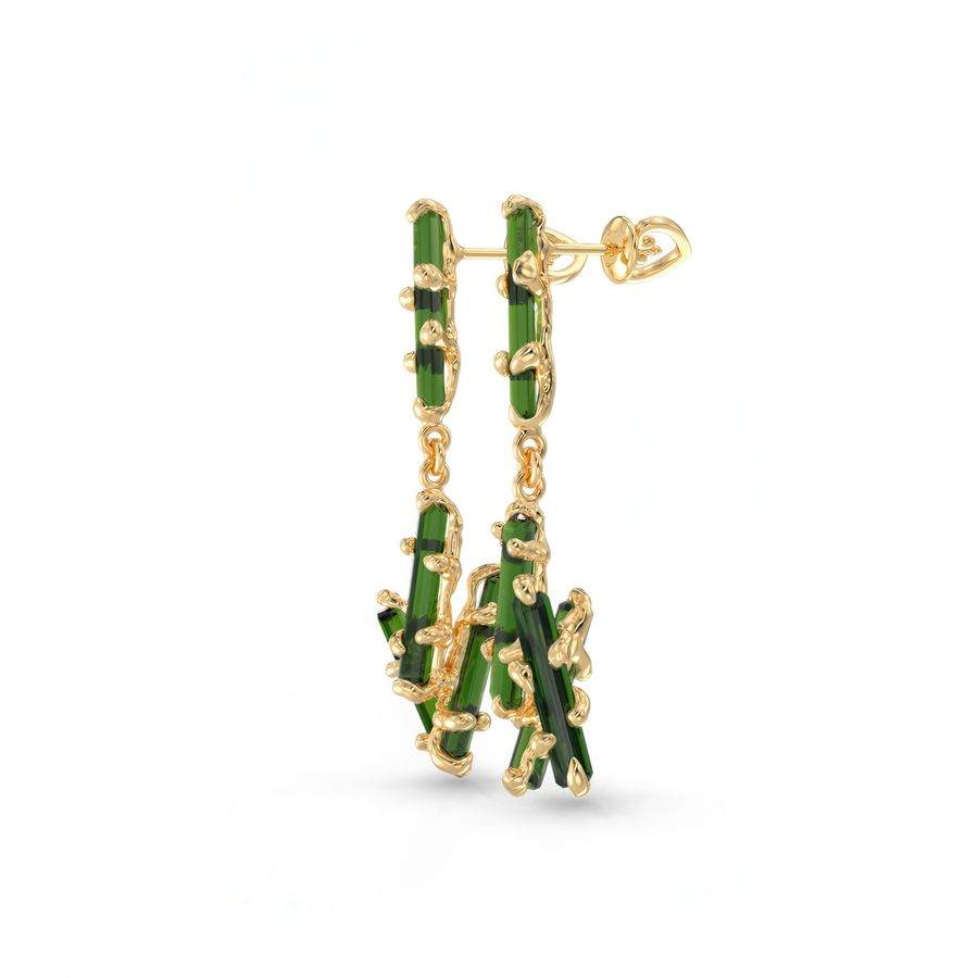 Green Crystal Storm Drops — photo 03