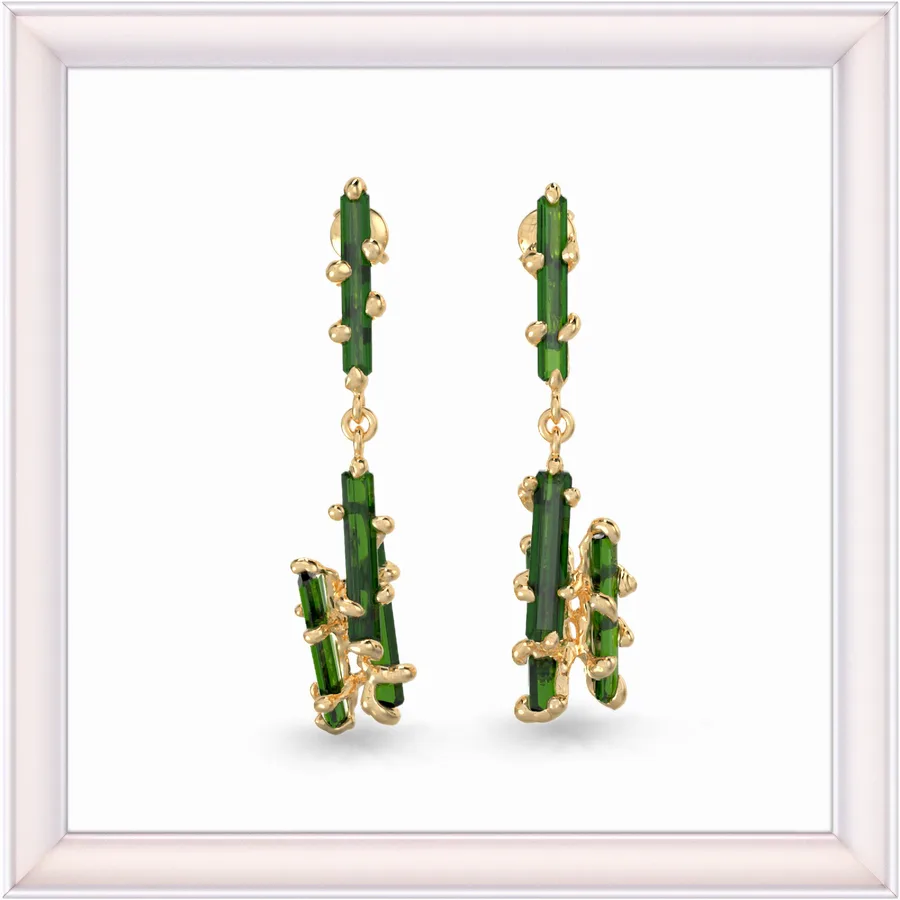 Green Crystal Storm Drops — photo 01