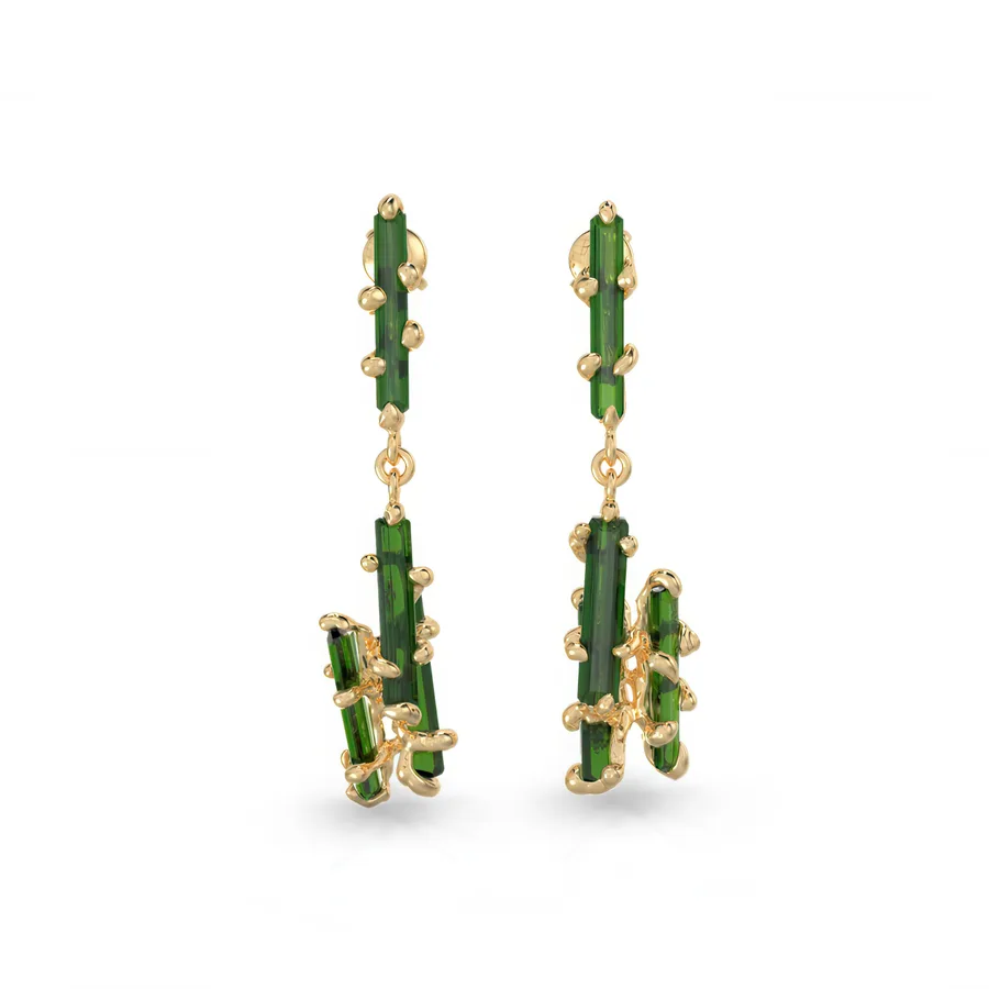 Green Crystal Storm Drops — photo 02