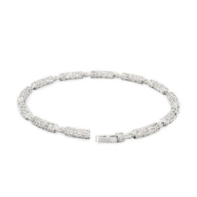 Exquisite Bracelet from White Gold