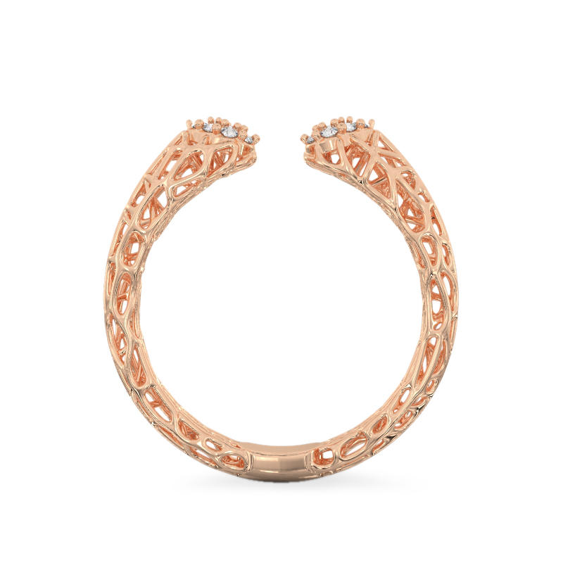 Acropora Coral Ring From Rose Gold3