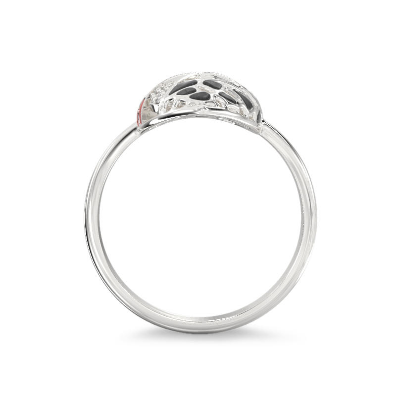 Almond Silver Ring 3