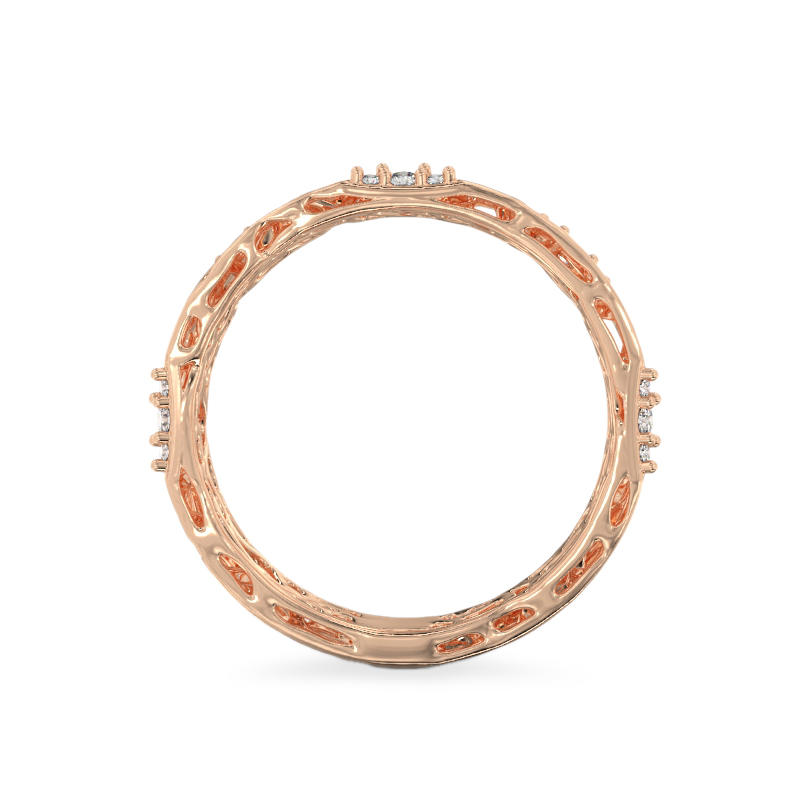 Charming Coral Ring From Rose Gold3