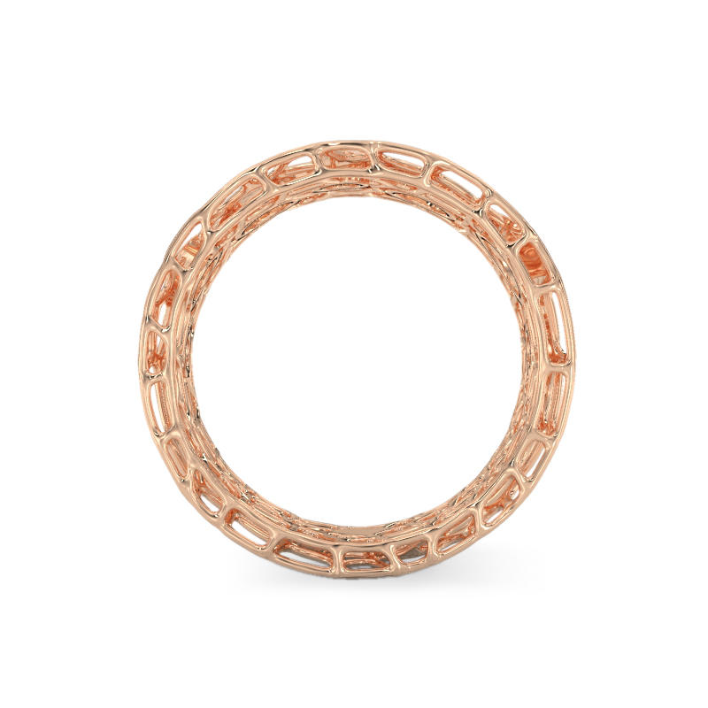 Coral Bubbles Ring From Rose Gold3