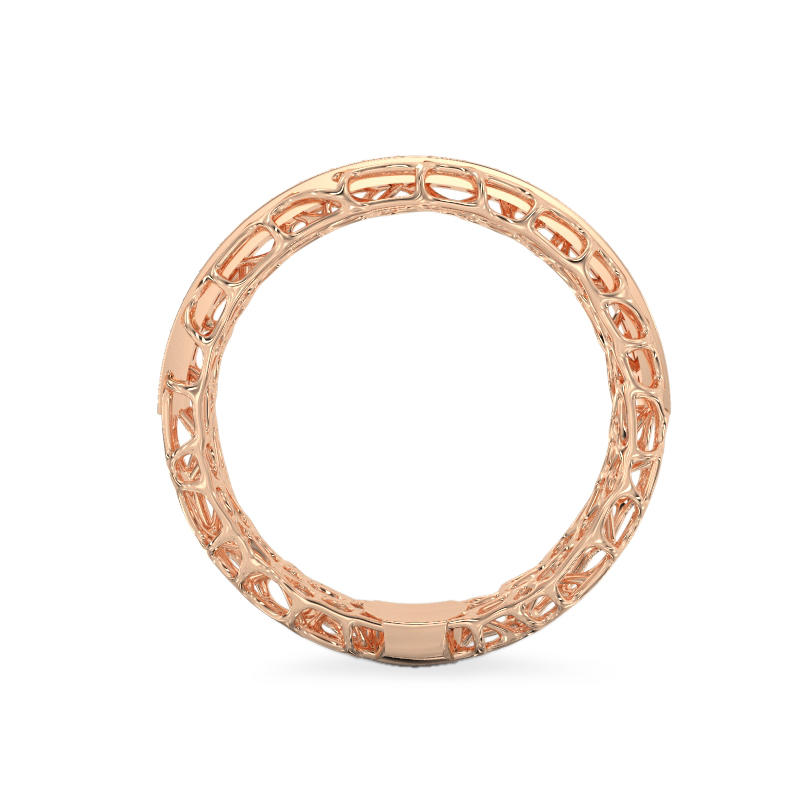 Coral Line Ring From Rose Gold3