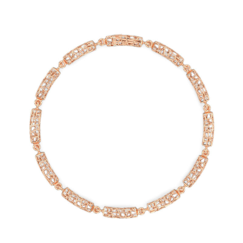 Exquisite Design Bracelet of Rose Gold1