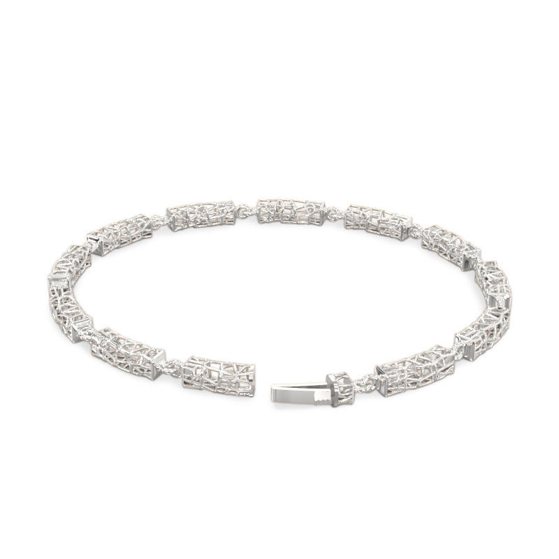 Exquisite Design Bracelet of White Gold3
