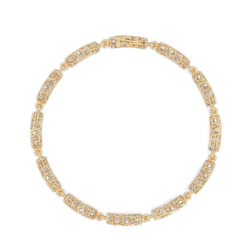 Exquisite Design Bracelet of Yellow Gold1