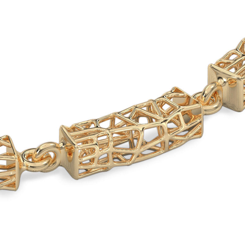 Exquisite Design Bracelet of Yellow Gold2