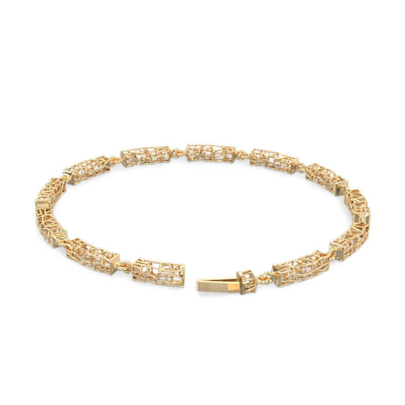 Exquisite Design Bracelet of Yellow Gold3