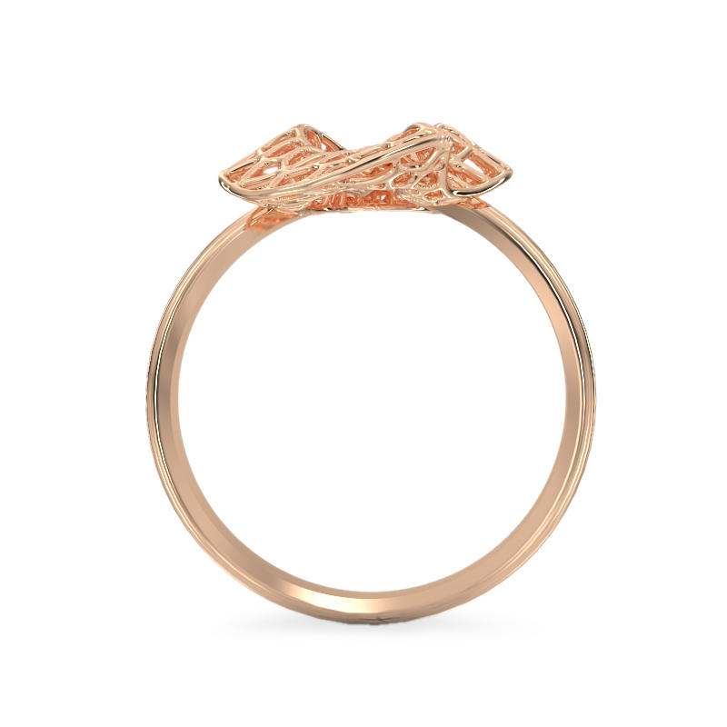 Jasmine Leaf Rose Gold Ring3