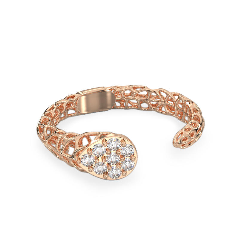 Neat Coral Ring From Rose Gold 2