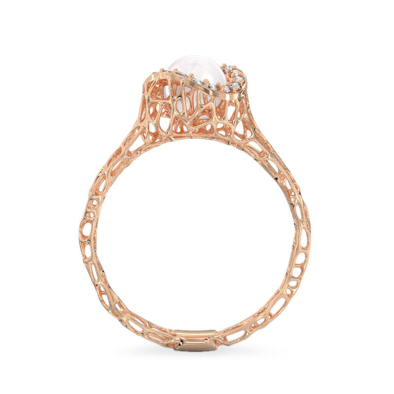 Rich Pearl Rose Gold Ring3